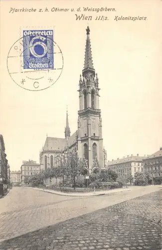 uk43039 pfarrkirche othmar weissgarbern wien austria TCV