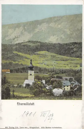 B79468 obermillstatt kärnten österreich vorder-/hintenbild