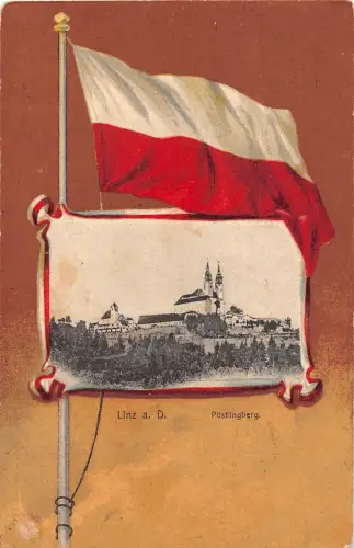 B16116 Österreich Linz LITHO Postlingberg 1900