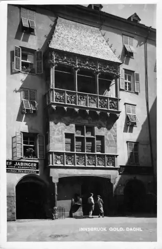 B107469 Österreich Innsbruck Golddachl Goldenes Dach Gold Silber Shop