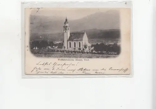 B82112 österreich tirol wallfahrtskirche absam vorne hinten Bild