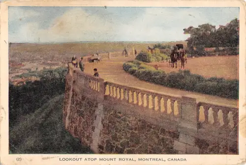 BR45820 Lookout atop mount royal montreal canada