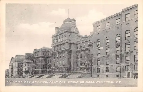 BR45611 Rathaus Gerichtsgebäude vom Champ de Mars Montreal Kanada