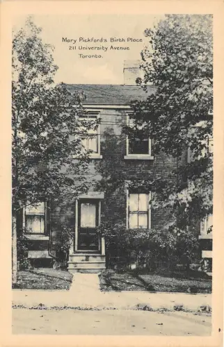 uk41869 mary pickfords geburtsort 211 university avenue toronto canada