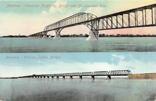 Lot250 montreal victoria jubilee bridge pacific ry bridge canada