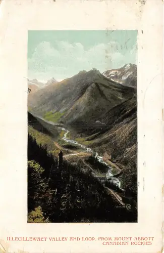 US5190 illecillewaet valley and loop from mount abbott canadian rockies canada