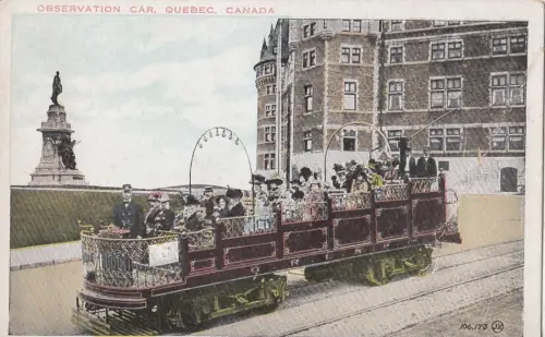 B77462 Aussichtswagen Quebec Canada Scan Vorder-/Rückbild