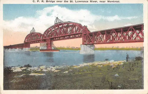 BR45624 Brücke über den St Lawrence River bei Montreal Kanada 1