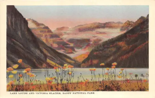 US5191 lake louise and victoria glacier banff nacional park canada