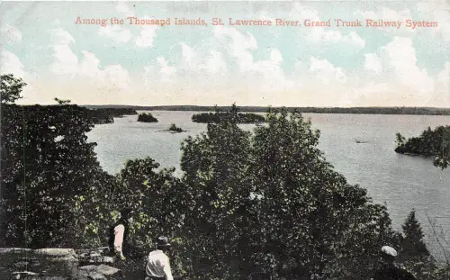 US6187 unter den tausend Inseln St Lawrence River Grand Trunk Railway Kanada