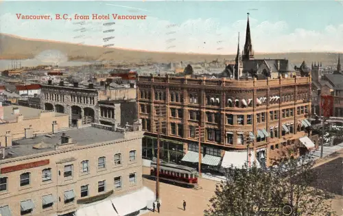 B92100 vancouver b c from hotel vancouver tramway canada