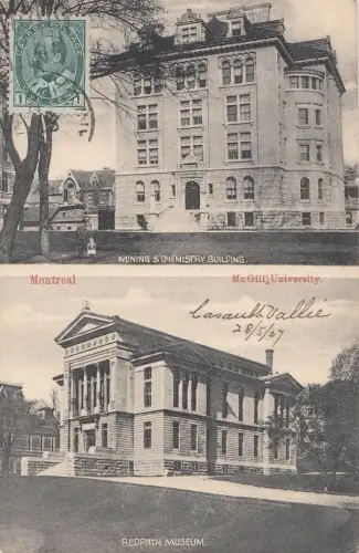 B77622 montreal mc gill university canada scan front/back image