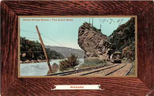 br105678 Rostschlucht Route der Riesenfelsen Niagara Canada Zug