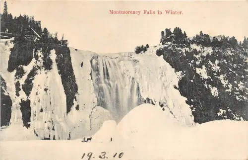 br105721 winter montmorency falls quebec canada
