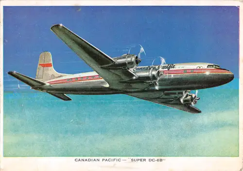 B99659 canadian pacific super dc 6b canada aviation plane avion