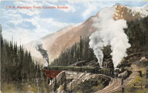US5605 Canadian Pacific Railway Personenzug Eisenbahn Canadian Rockies Canada