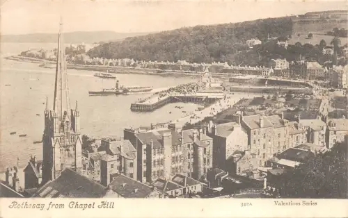 BR64220 rothesay from chapel hill ship bateaux scotland