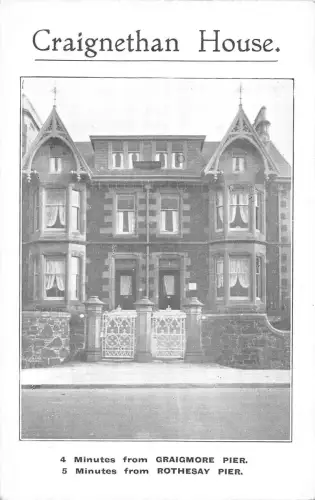 BR98521 Craignetham House Rothesay Pier Schottland
