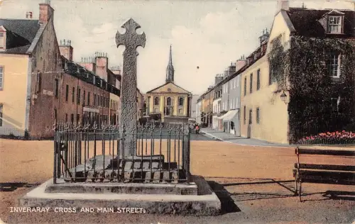 BR98600 Inveraray Cross and Main Street Scotland