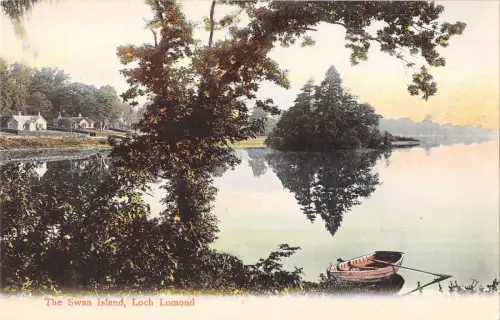 BR75178 die Schwaneninsel Loch Lomond Schottland