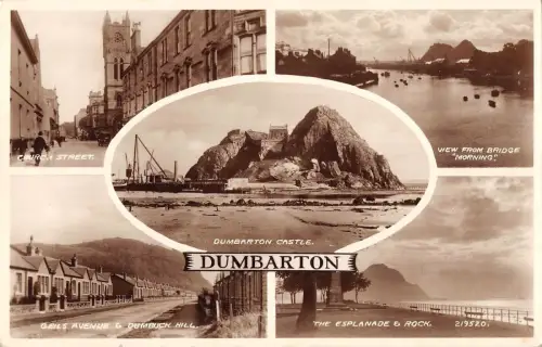 BR81832 Dumbarton Castle Multi Views Schottland