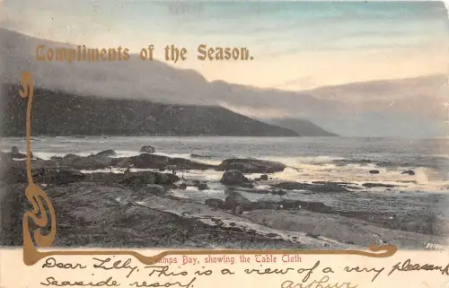 Bg32913 Camps Bay zeigt die Tischdecke Südafrika