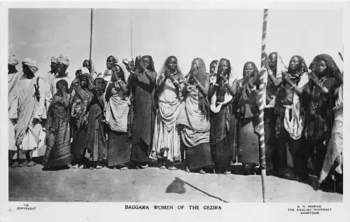US5385 Baggara Frauen der Gezira Typen Folklore Echt Foto Sudan Afrika