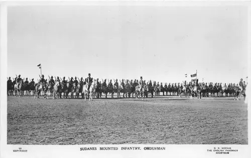 US5341 Sudanen beritten Infanterie Omdurman Sudan Afrika