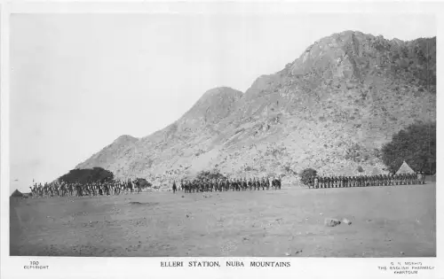 US5440 Elleri Station Nuba Berge Militär Echtfoto Sudan Afrika