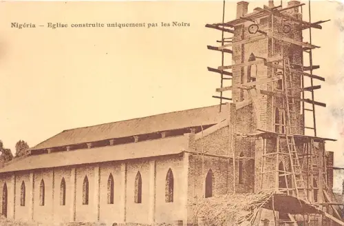B86483 eglise construite uniquement par les noires nigeria africa
