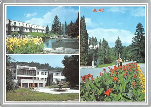 B109156 Slowakei Schloss Sliac Liecebny Dom, Park Kupelny Dom