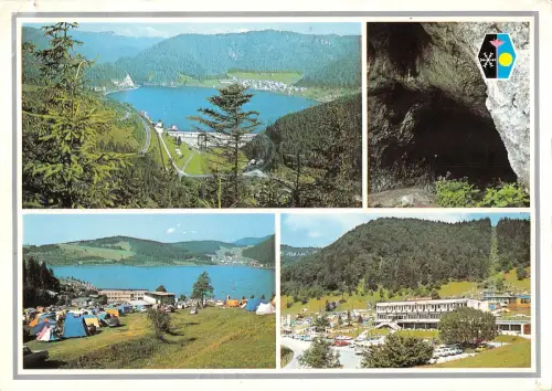 B109155 Slowakei Slovensky Raj Stanovanie Hotel Priehrada See Camping