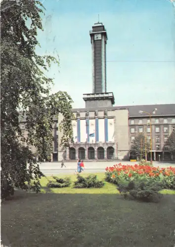 B27709 Neues Waldhaus Ostrava auf dem Platz der Oktoberrevolution Tschechien