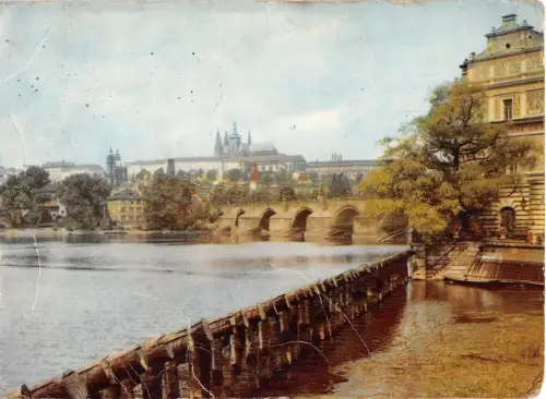 B63042 Praha Prager Burg Panorama Tschechien