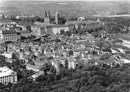 B27641 Praga Vue du Chateau du haut du belvedere de Petrin Tschechien