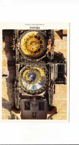 BF14889 Praha Tschechien Altstadt Horologe Vorder-/Rückbild