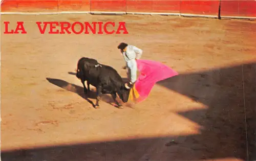 Lot168 Stierkampf im alten Mexiko Matador Bull Corrida La Veronica USA Sport