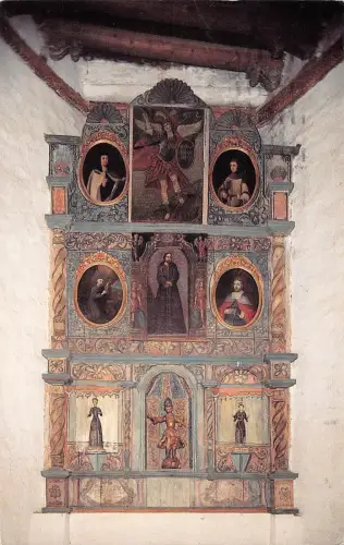 BF5593 USA sante fe new mexico interior of san miguel Mexico