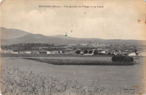 BF8435 berlane morocco vue partielle du village et du camp Afrika Marokko