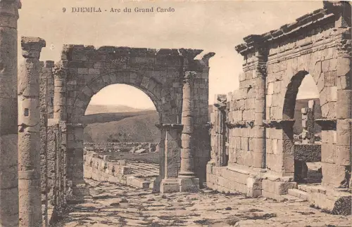 uk42309 alger arc du grand cardo djemila algeria africa