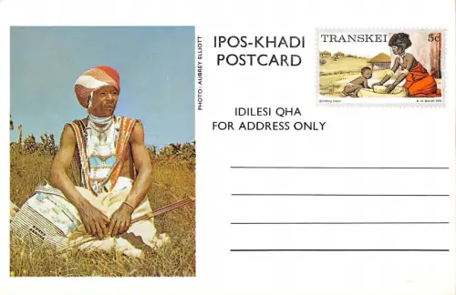 B95675 idilesi qha transkei typen folklore kostüme afrika