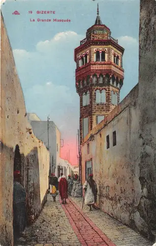 br10444 la grande moschee bizerte africa algeria algerie