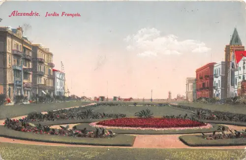 br104470 jardin francais alexandrie africa egypt