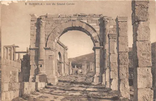 uk42312 arc du grand cardo djemila algeria africa