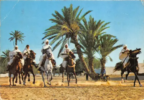 Lot229 Fantasie Tunesien Afrika Typen Folklore Reiten