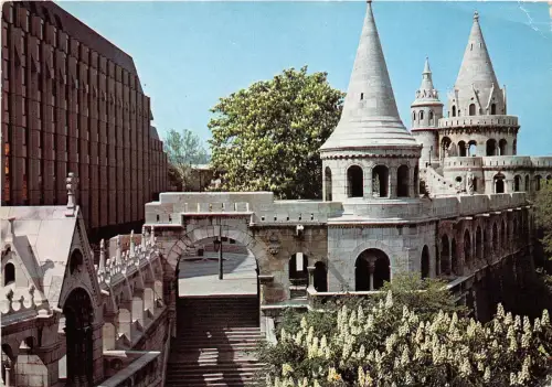 B30395 Budapest Hotel Hilton und Fischerbastei Ungarn