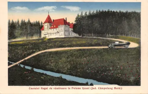 B22536 castelul regal poiana campulung moldovenesc suceava car voiture romania