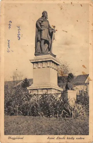 b19271 nagyvarad oradea szent laszlo kiraly szobra bihor romania