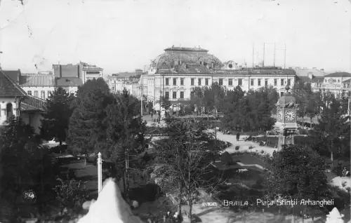 B71730 braila piata sfintii arhangheli Echtfoto Rumänien