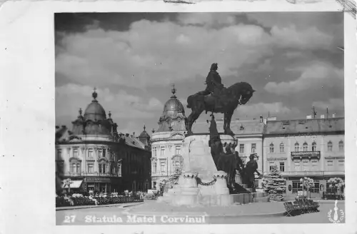 ro331 statuia matei corvinul romania cluj napoca